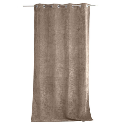 Rideau Thermique Japandi Occultant Velours Beige 140x260 cm – Velvet