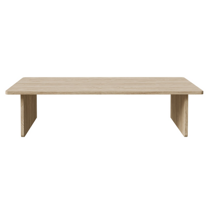 Table Basse Japandi rectangulaire bois clair 140x90 cm – Usalo