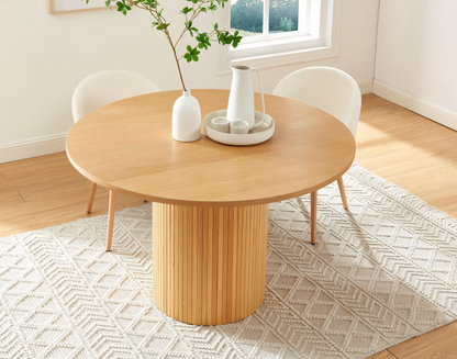 Table à Manger Japandi en frêne 120cm - Ernest
