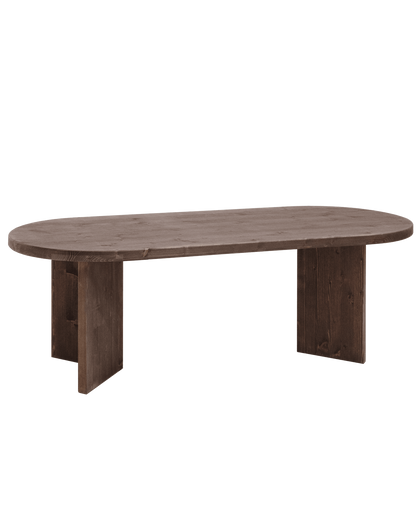 Table Basse Japandi en bois de sapin marron 120x40 cm – Osaka