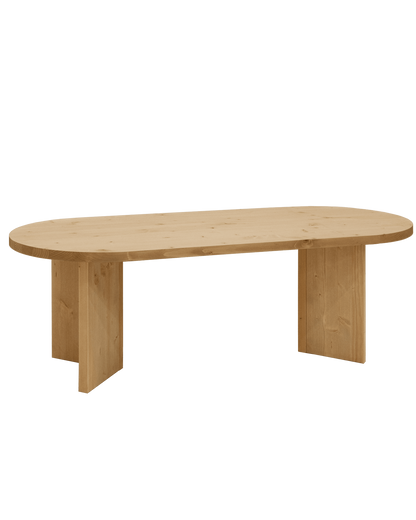 Table Basse Japandi en bois de sapin marron 120x40 cm – Osaka