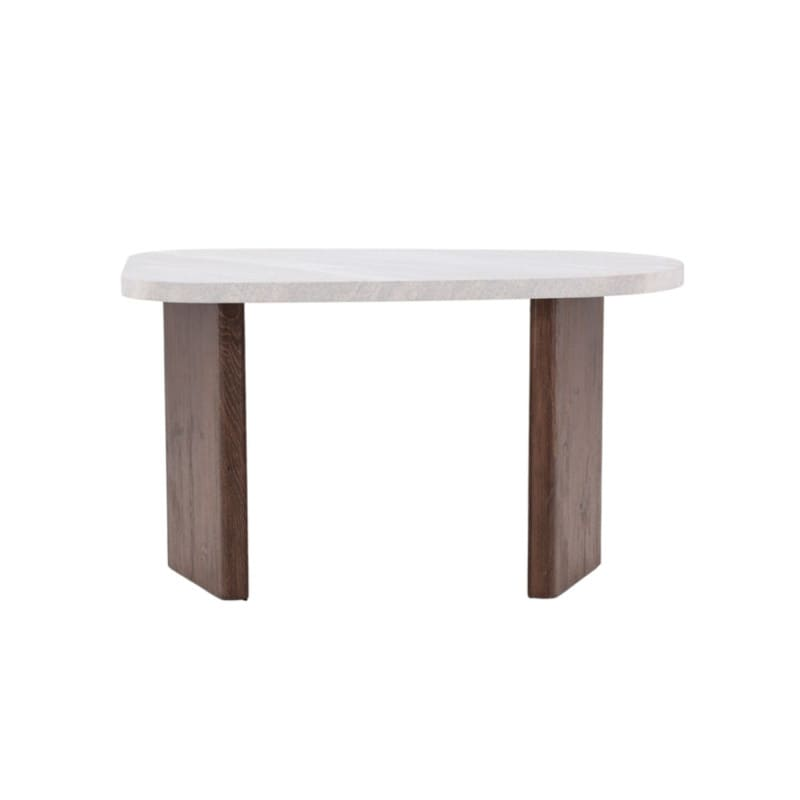 Table d'Appoint Japandi bois design marron – Gonvy