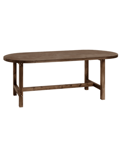 Table de Salle à Manger Japandi en Bois de Sapin 160x75cm – Olivia