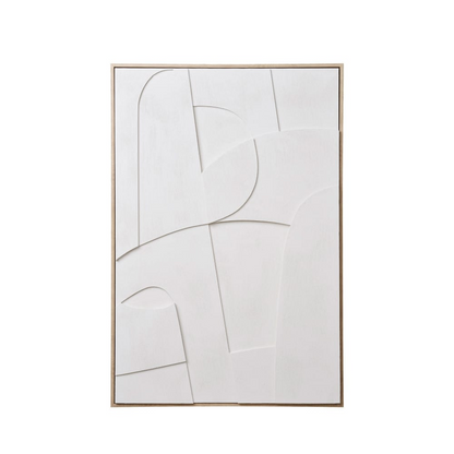 Tableau Blanc Japandi contemporain – Madeline