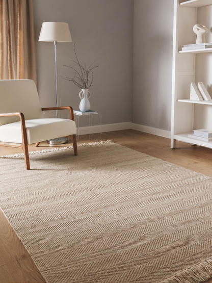 Tapis de Laine Japandi crème 200x300 – Lars