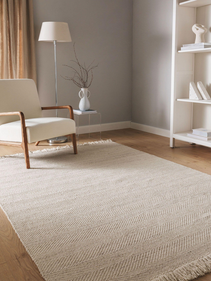 Tapis de Laine Japandi crème 200x300 – Lars