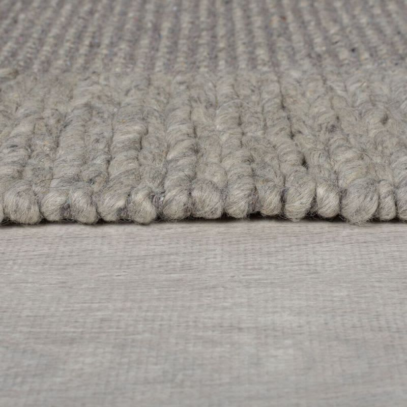 Tapis en Laine Gris Japandi 120 x 170 – Plait