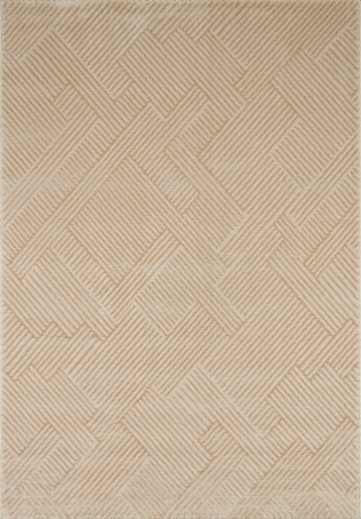 Tapis Geométrique Beige Japandi 200x290 – BIANCA