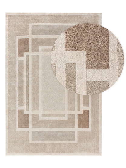 Tapis Japandi multicouleur 240x340 – Ash