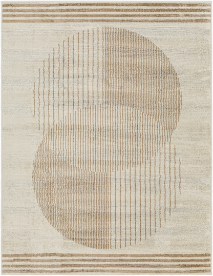 Tapis Japandi scandinave moderne beige/brun 160x215 – Enso2