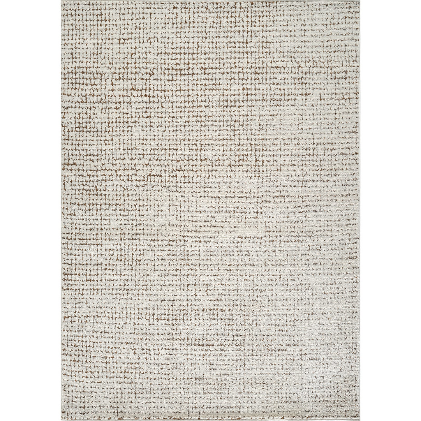 Tapis Japandi moderne scandinave ivoire/terracotta 200x275 – Amandine