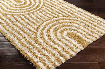 Tapis Shaggy Japandi scandinave blanc/beige 160x220 – Christina