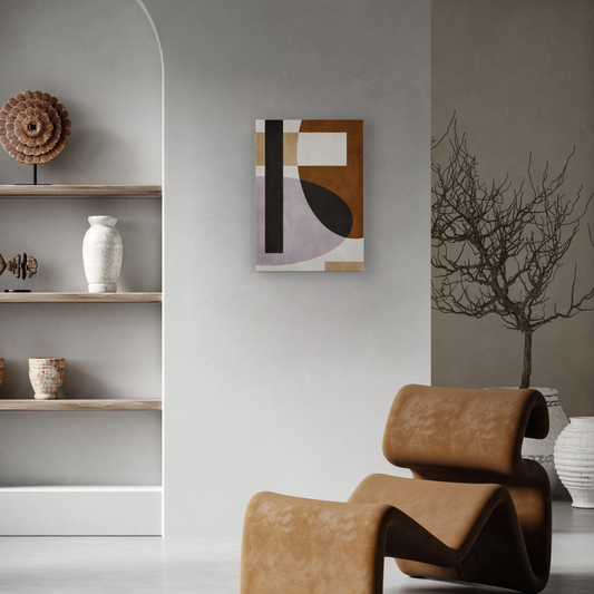 Toile Japandi abstrait mixte 60x40 – Mix abstracto