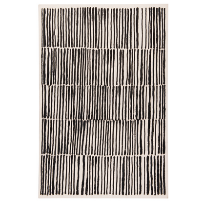 Tableau Japandi toile écrue et noire 60x90 – WARUMUNGU