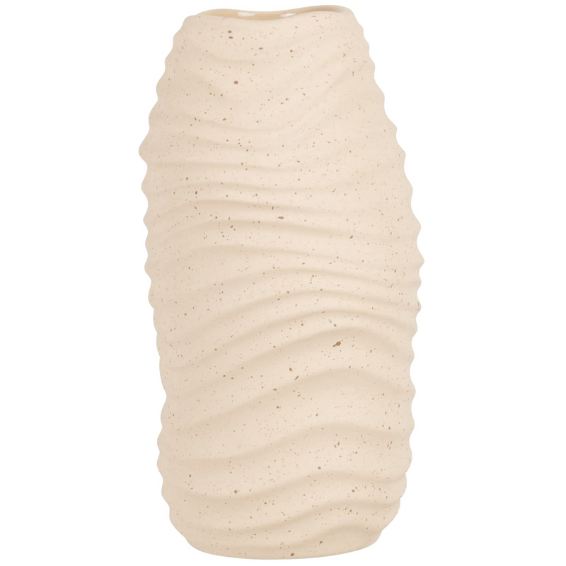 Vase Japandi en argile marron H26 – Maher