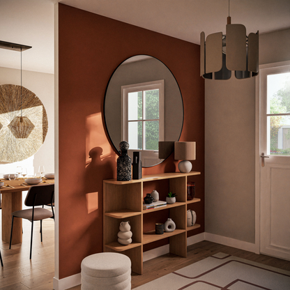 Vase en grès Japandi H22 – Beige
