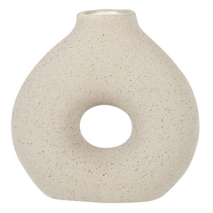 Vase Japandi en grès gris H19 – Vase en grès gris H19